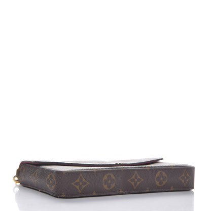 Louis Vuitton Monogram Pochette Felicie Chain Wallet Fuchsia 4 of 10