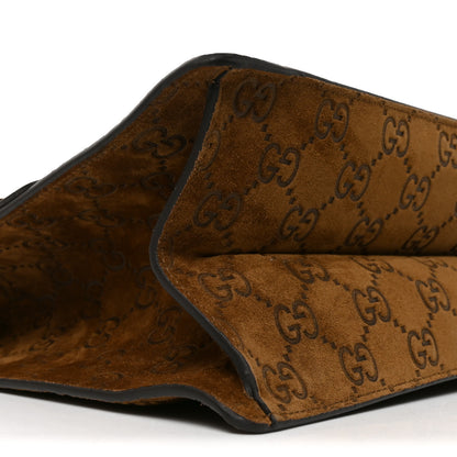 Gucci Suede GG Debossed Large Dionysus Shoulder Bag Brown 9 of 10