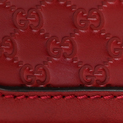 Gucci Microguccissima Drawstring Backpack Red 11 of 11
