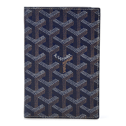 Goyard Goyardine Passport Wallet Navy 1 of 8