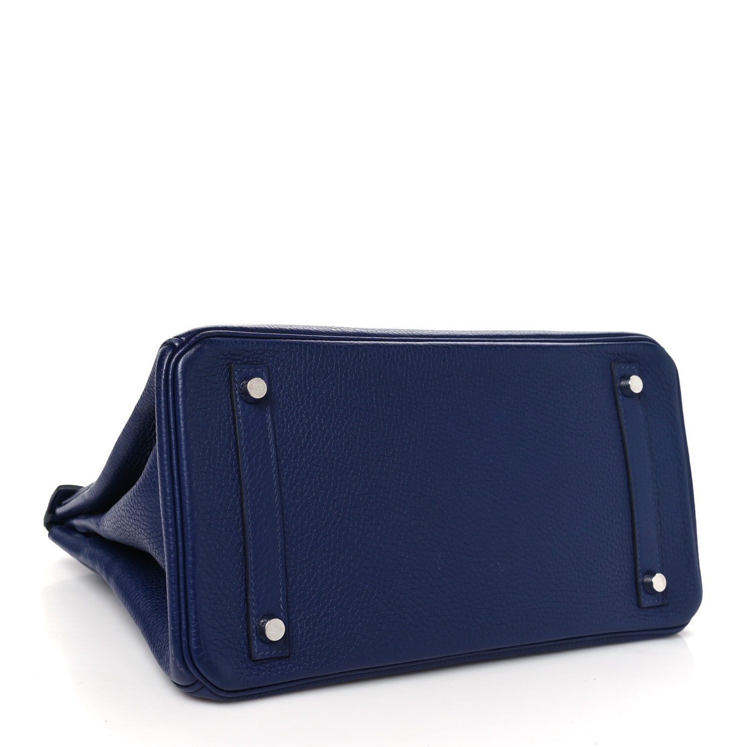 Hermes Taurillon Clemence Birkin 30 Bleu Encre 4 of 10