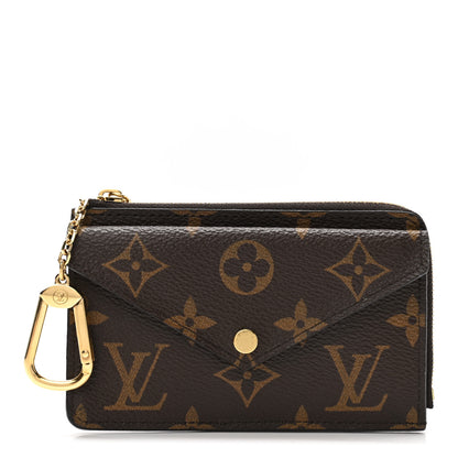 Louis Vuitton Monogram Recto Verso Card Holder Black 1 of 7
