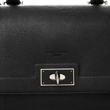 Givenchy Grained Calfskin Mini Shark Lock Satchel Black 8 of 10