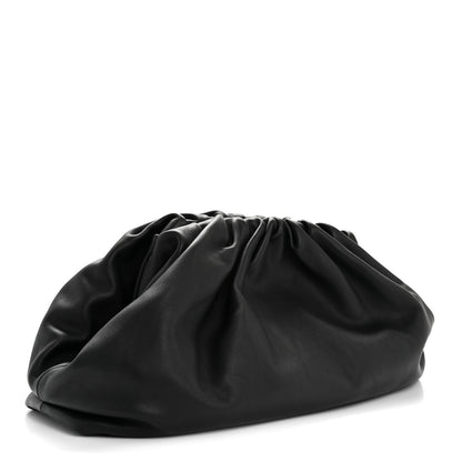 Bottega Veneta Smooth Butter Calf The Pouch Oversized Clutch Black 3 of 12