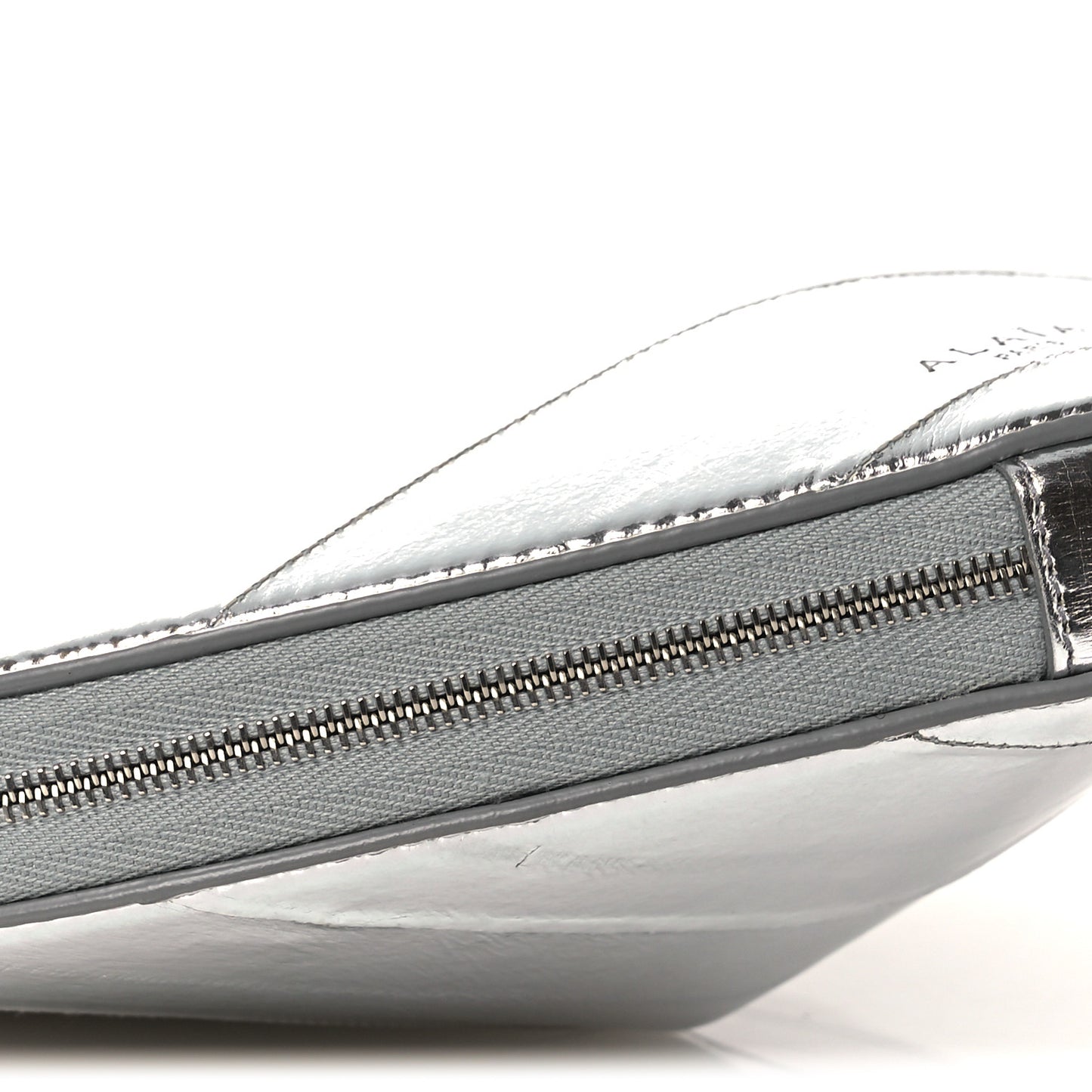 Laminated Eel Le Coeur Bag Argent