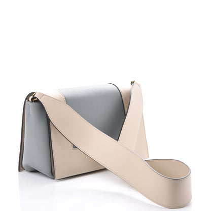 Celine Shiny Smooth Calfskin Medium Frame Shoulder Bag Grege Storm 3 of 10