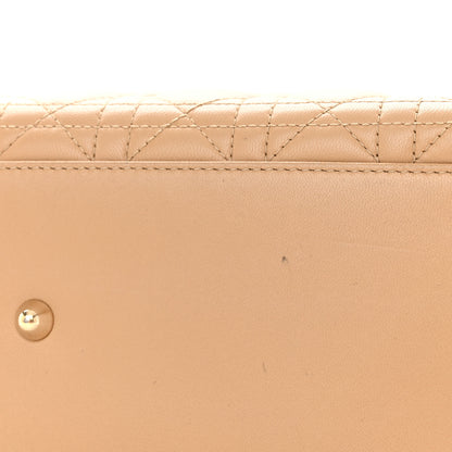 Christian Dior Lambskin Cannage Large Lady Dior Beige 11 of 13