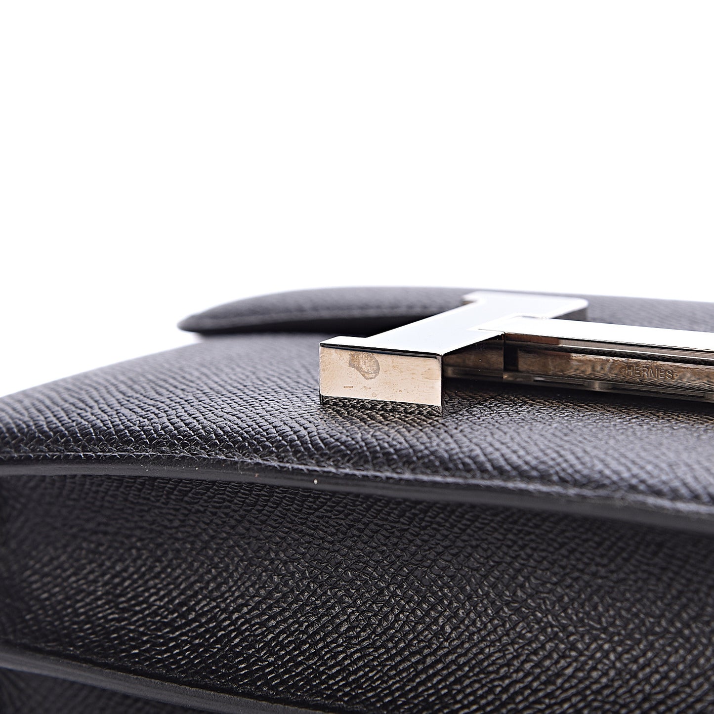Epsom Enamel Constance 24 Black Bleu Saint Cyr