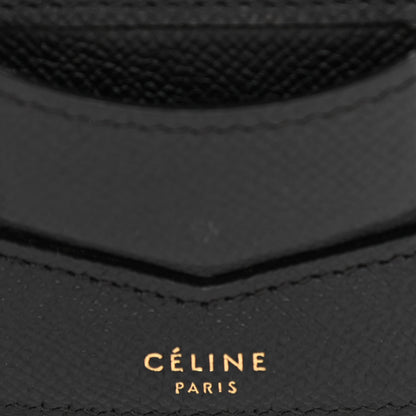 Celine Grained Calfskin Small Trotteur Black 6 of 13