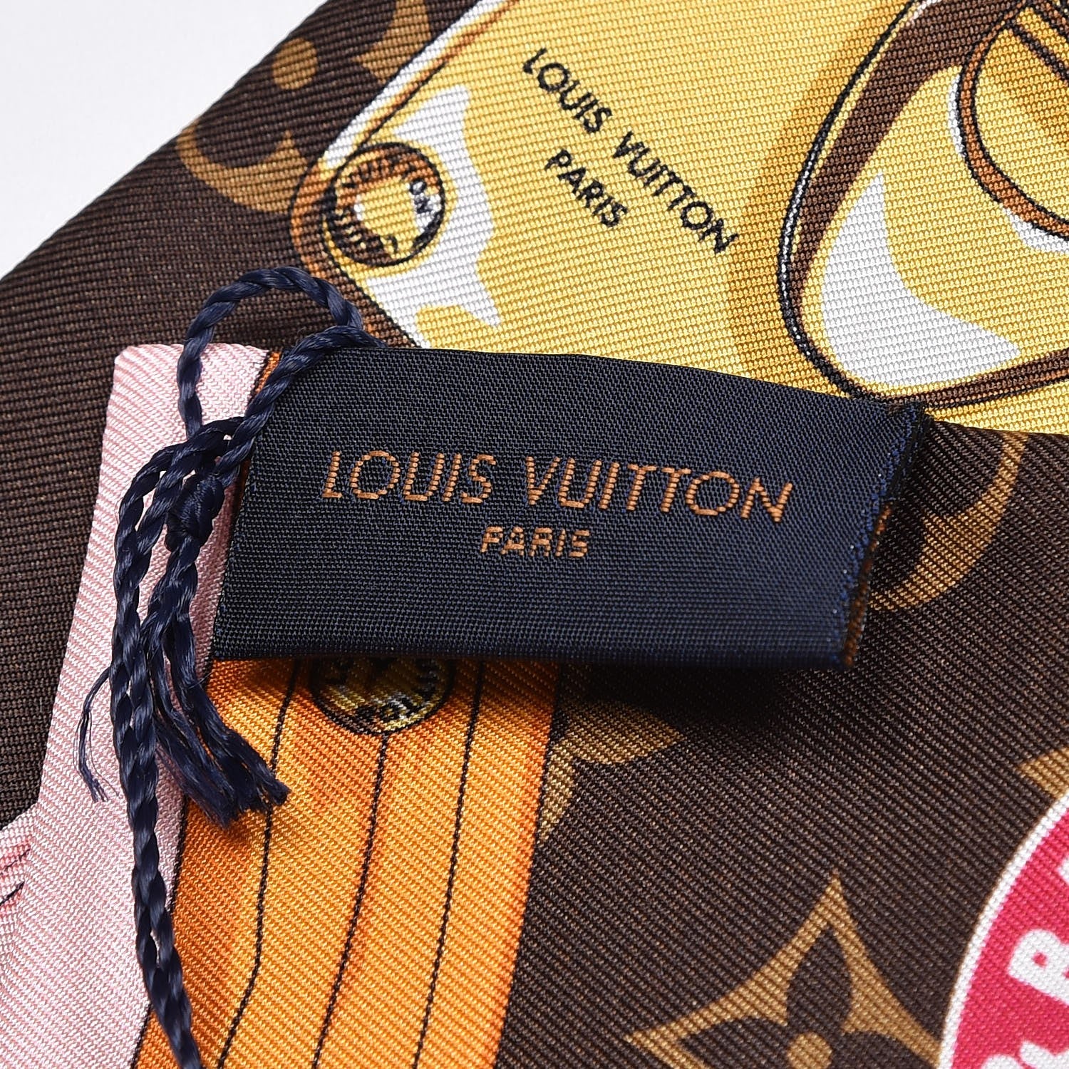 Louis Vuitton Silk Monogram Summer Trunks Bandeau Brown 3 of 5