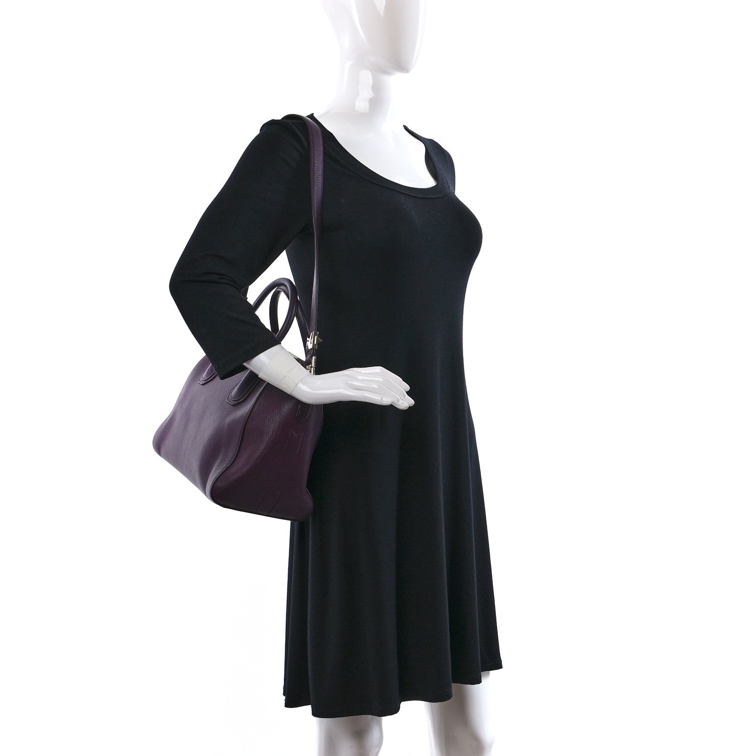 Givenchy Sugar Goatskin Small Antigona Dark Purple 2 of 8