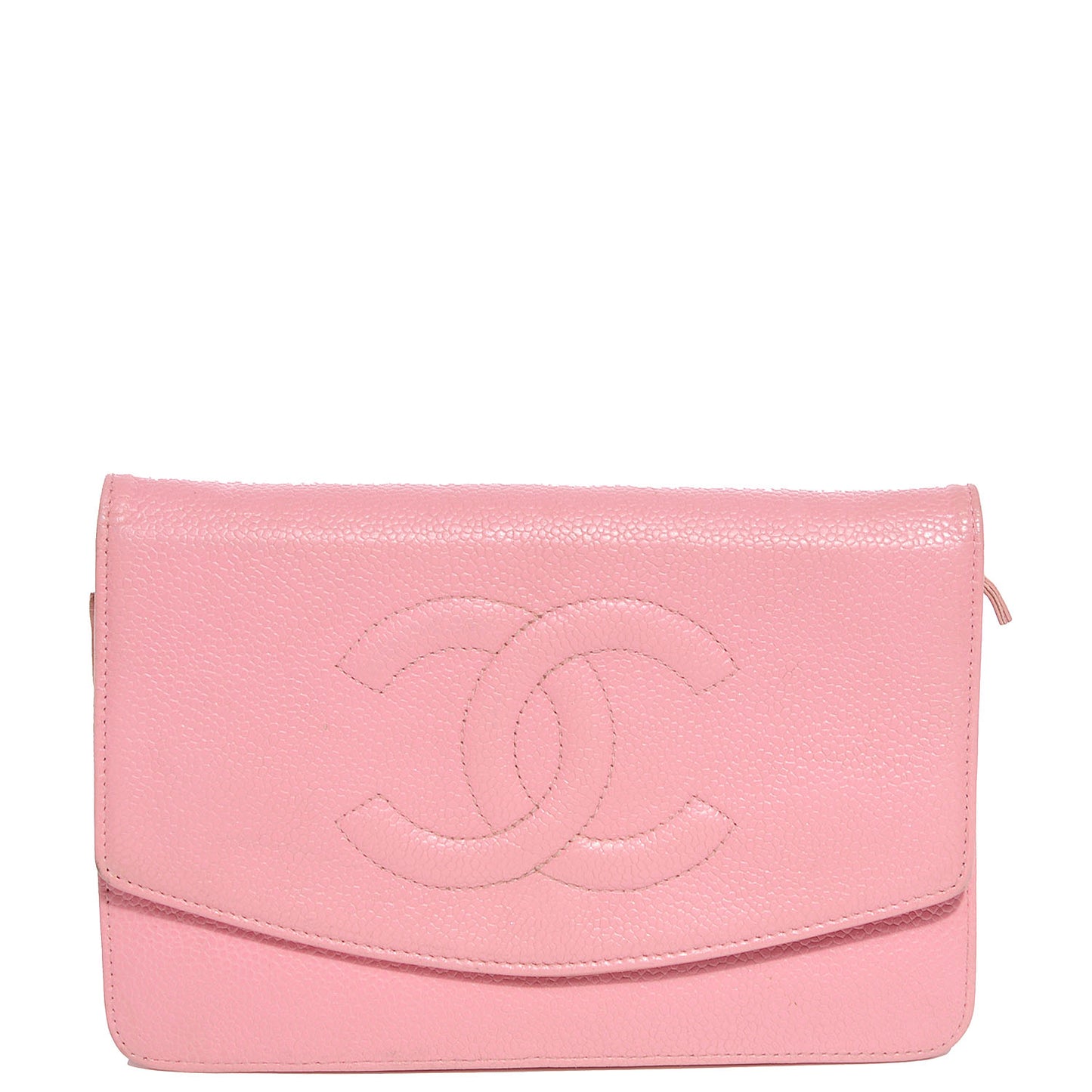 Caviar Timeless CC Wallet on Chain WOC Pink