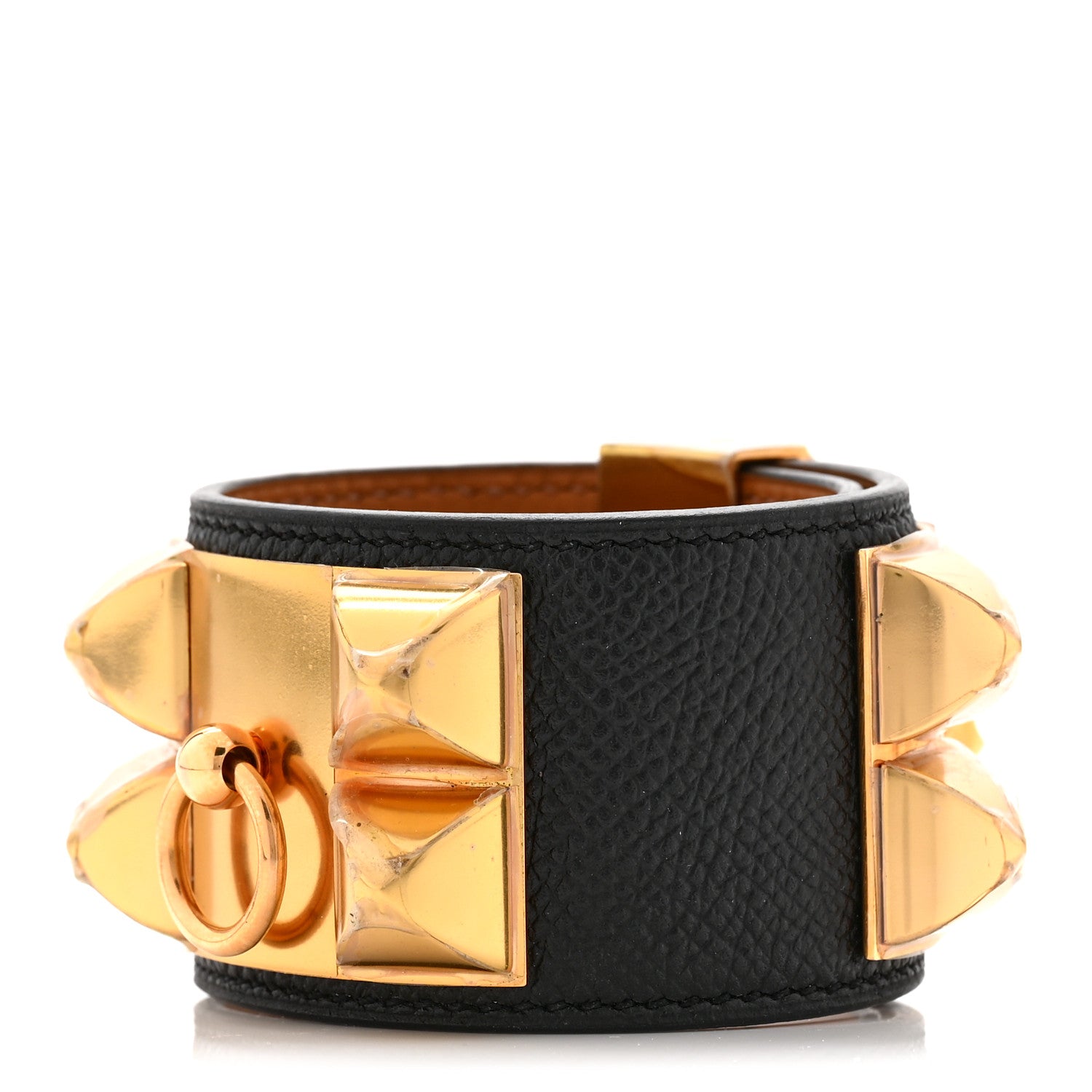 Hermes Epsom Collier de Chien CDC Bracelet S Black 1 of 6