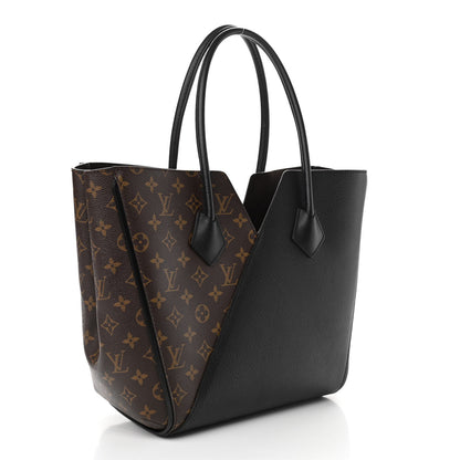 Louis Vuitton Calfskin Monogram Kimono Tote PM Black 3 of 9