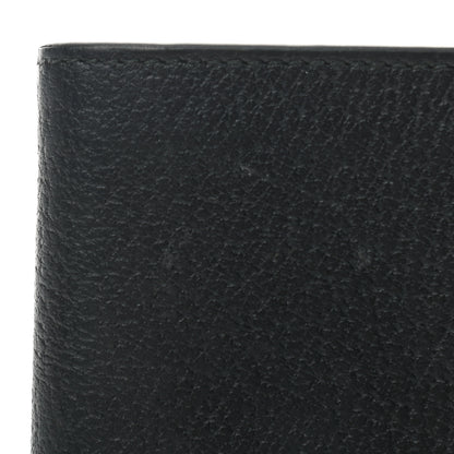 Gucci Calfskin Boar Effect GG Marmont Bi-Fold Wallet Black 8 of 8