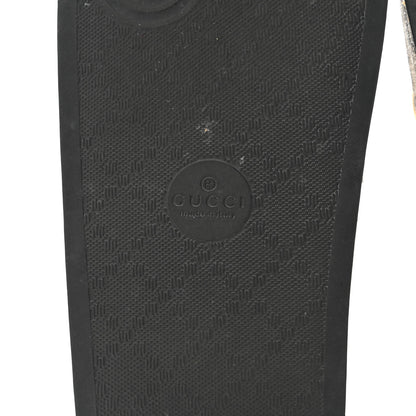 Gucci GG Supreme Monogram Slide Sandals 38 Beige 8 of 9