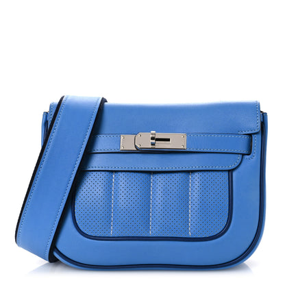 Hermes Veau Swift Mini Sac Berline Bleu Paradis Bleu Saphir 1 of 13