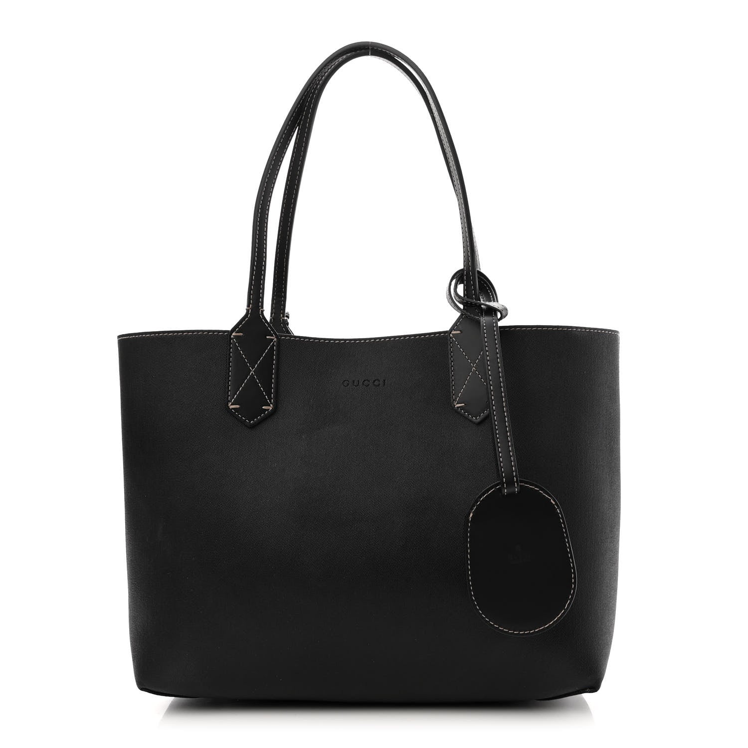 Gucci GG Supreme Monogram Small Reversible Tote Dark Brown 3 of 15