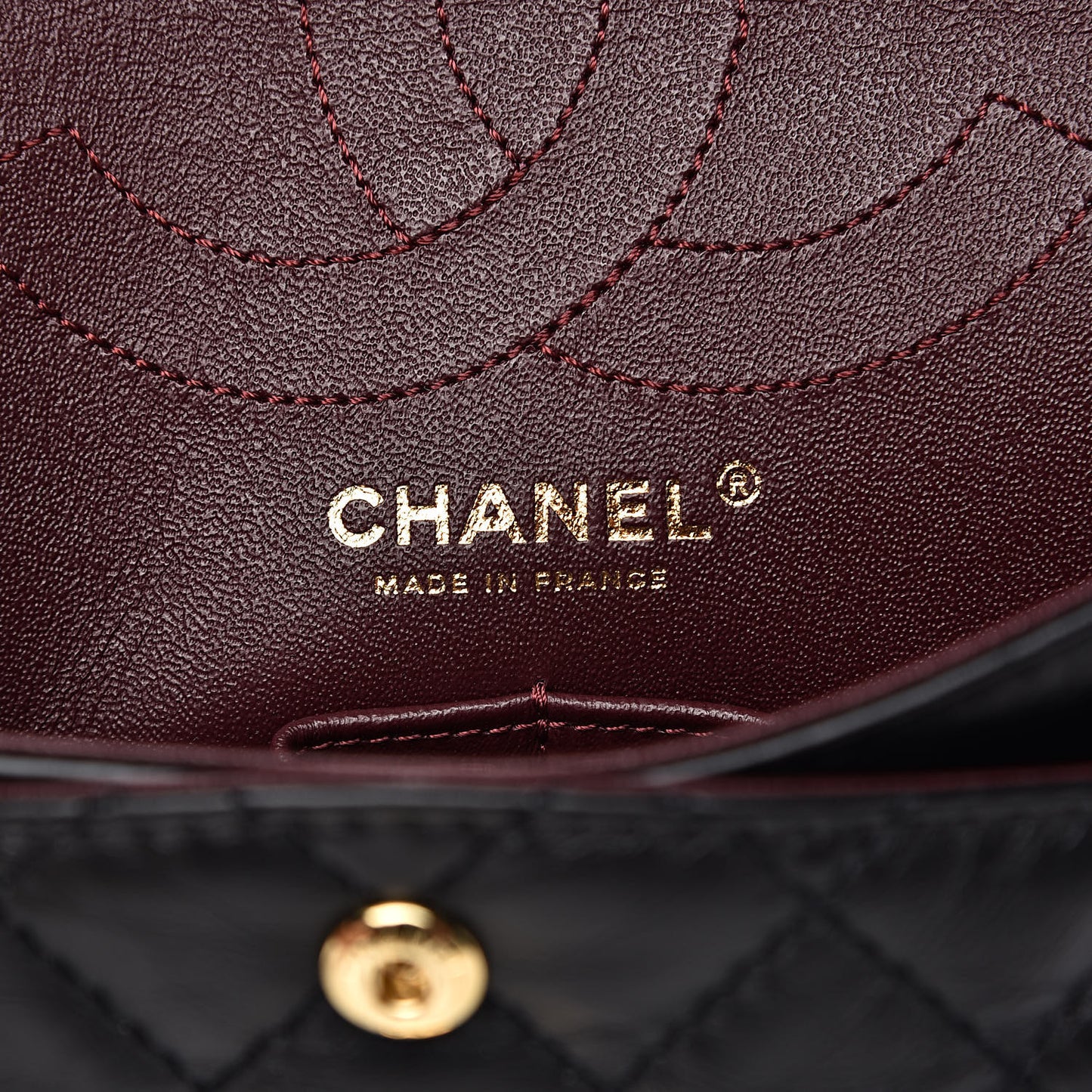 Aged Calfskin Quilted 2.55 Reissue 225 Flap Black
