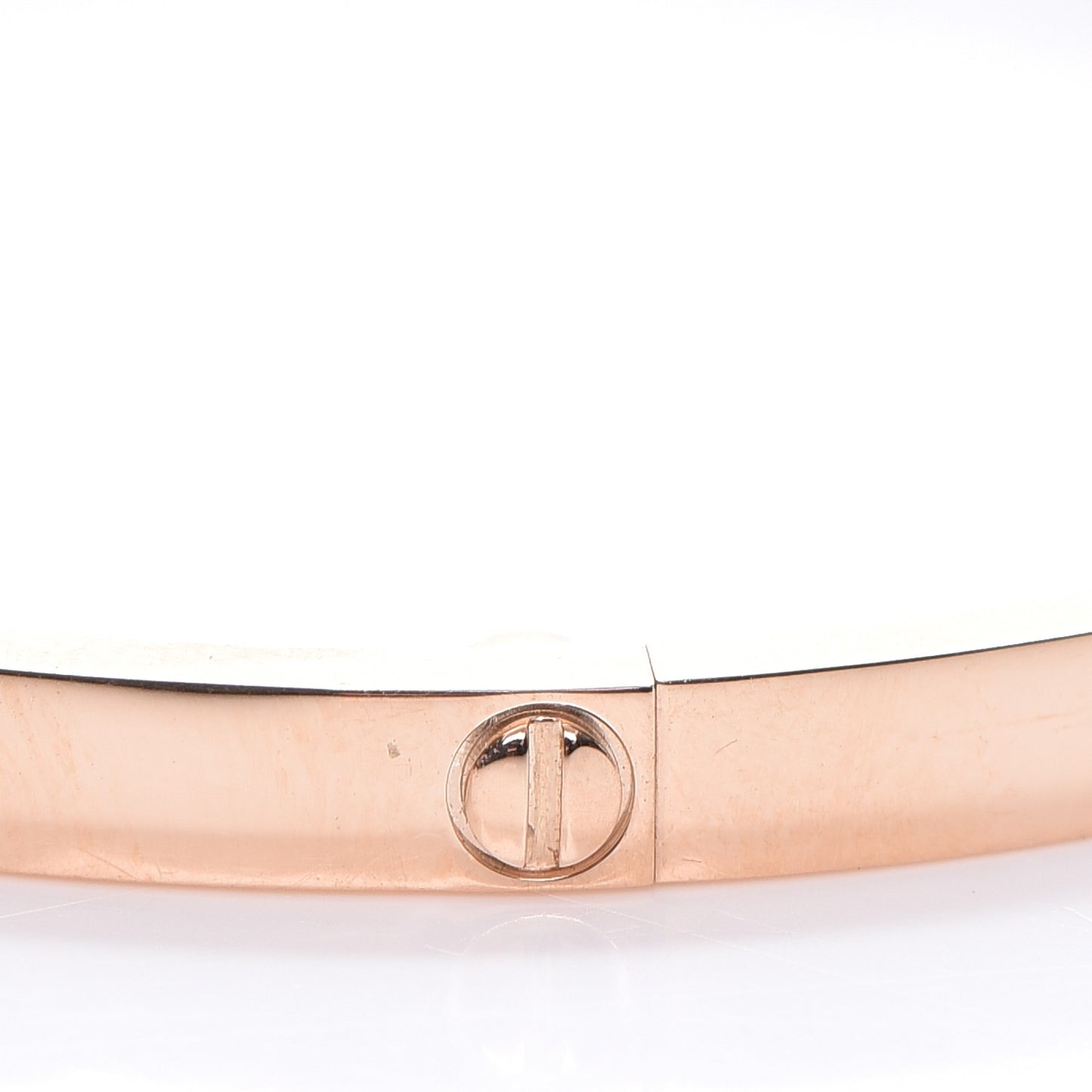 18K Pink Gold Small LOVE Bracelet 17