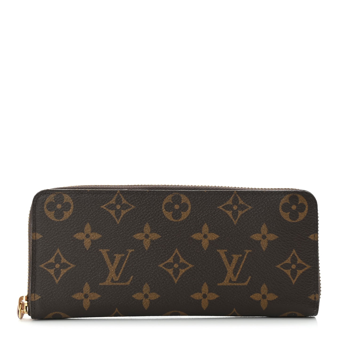 Monogram Clemence Wallet Rose Ballerine