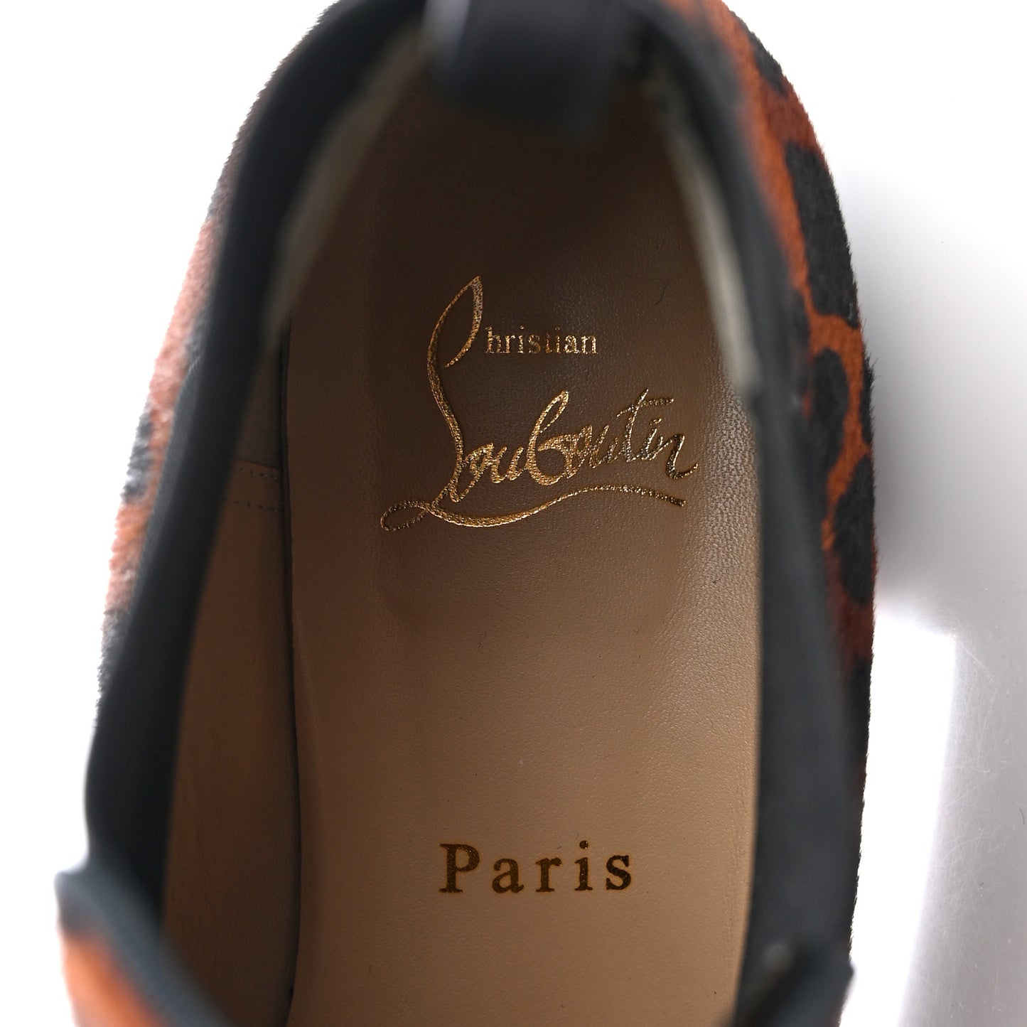 Calf Hair Leopard Print Marmada Flat Chelsea Boot 37.5 Brown