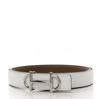 Hermes Epsom Swift 24mm Gamma Belt 85 Etoupe White 2 of 6