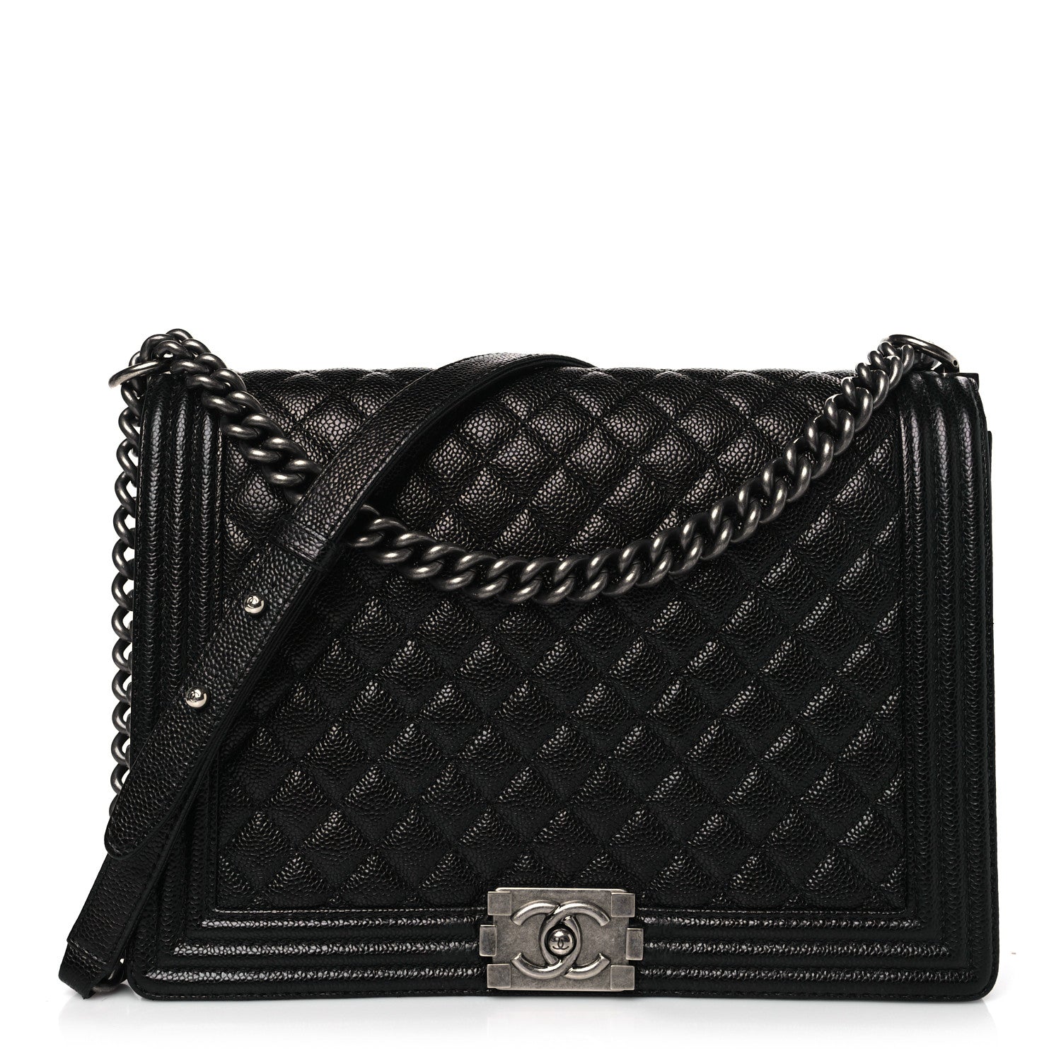 Chanel Caviar Quilted Large Boy Flap Black 1 of 9