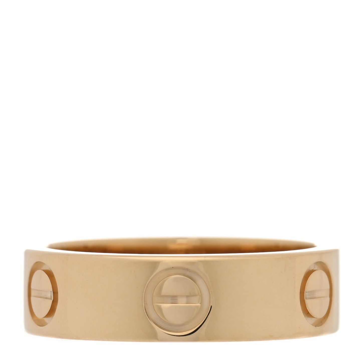 18K Yellow Gold 5.5mm LOVE Ring 53 6.5