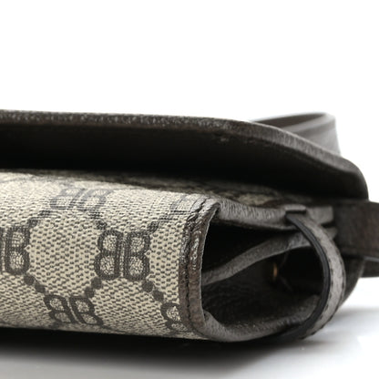 Gucci X BALENCIAGA BB Supreme Monogram Web Ophidia Crossbody Wallet Beige New Acero 9 of 9