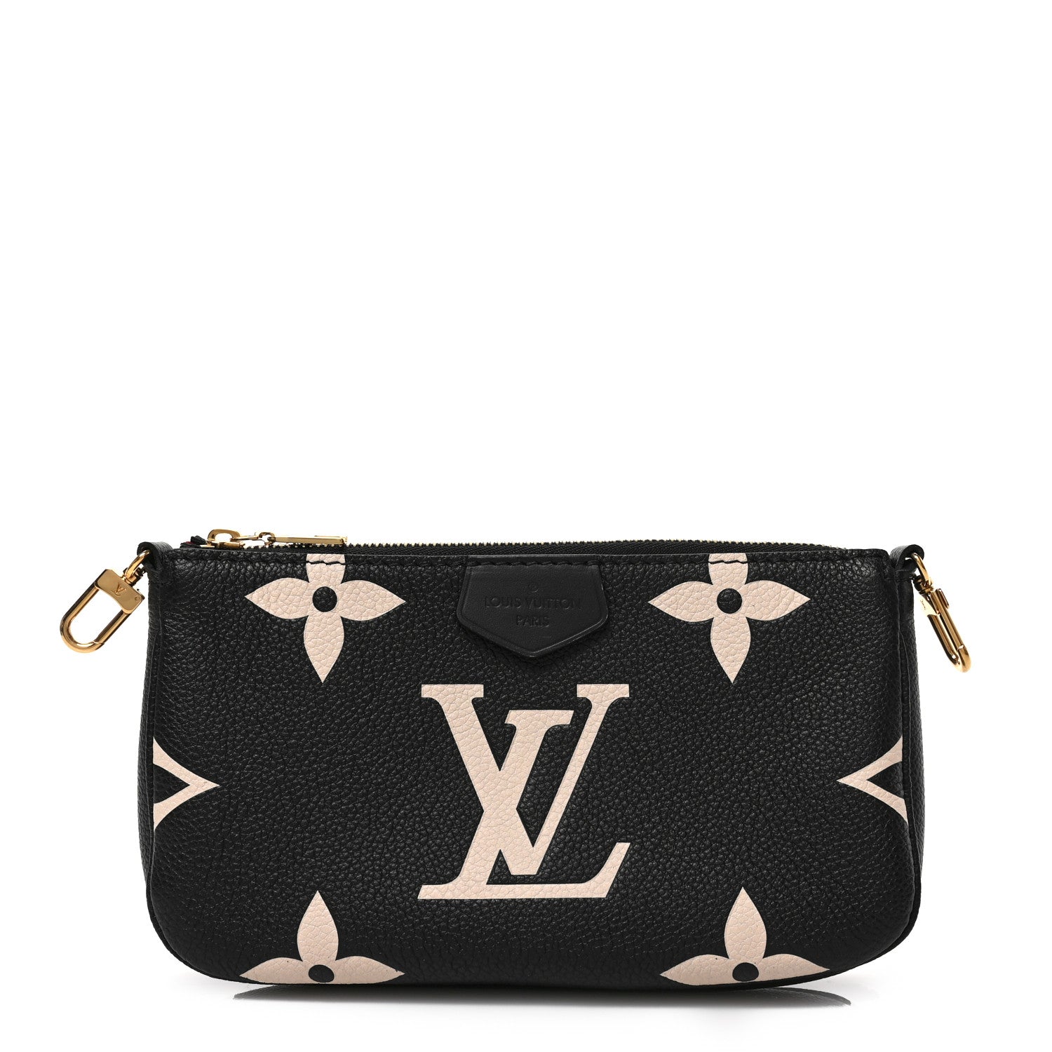 Louis Vuitton Empreinte Monogram Giant Multi Pochette Accessories Mini Pochette Black Beige 1 of 6