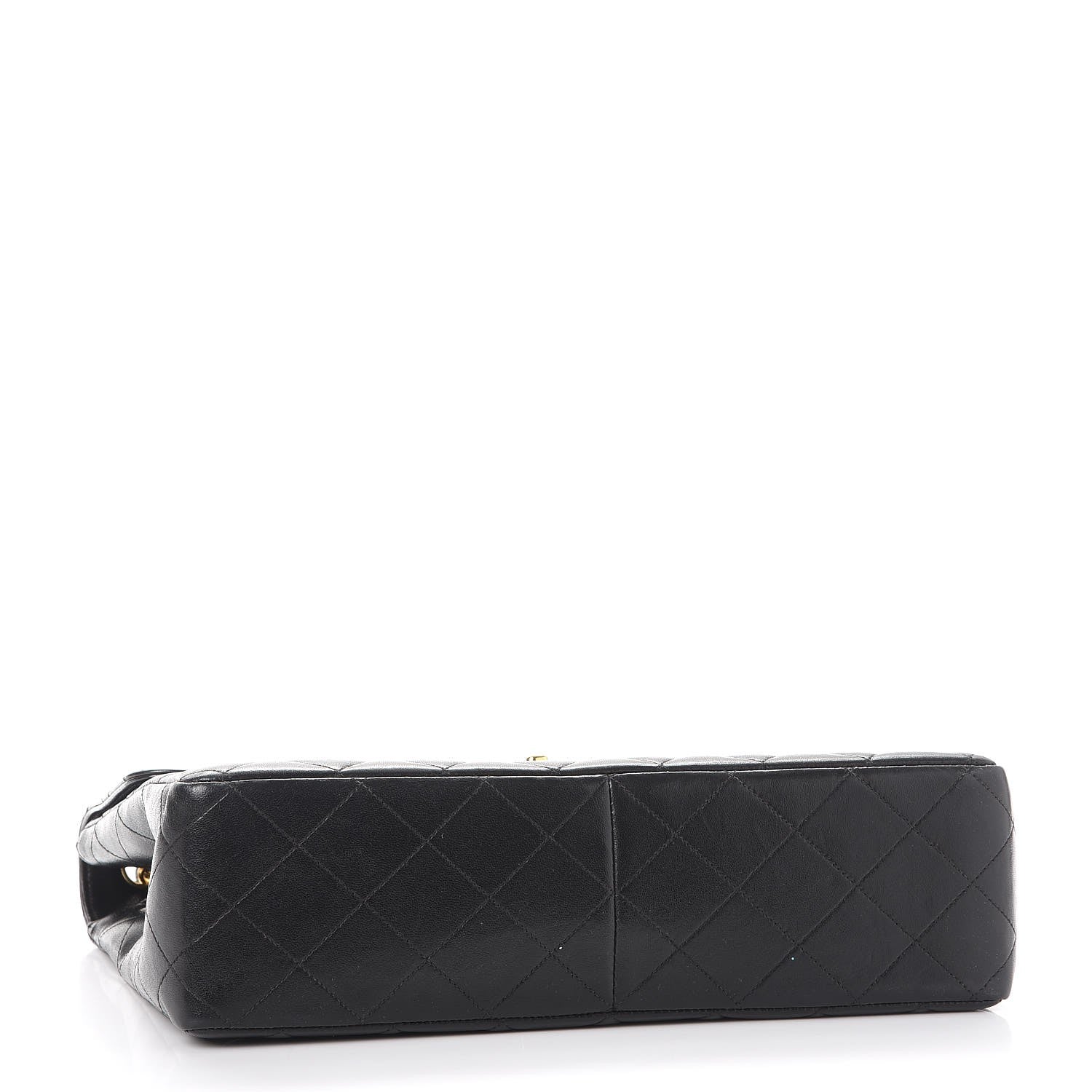 Chanel Lambskin Quilted Jumbo Single Flap Black 5 of 9
