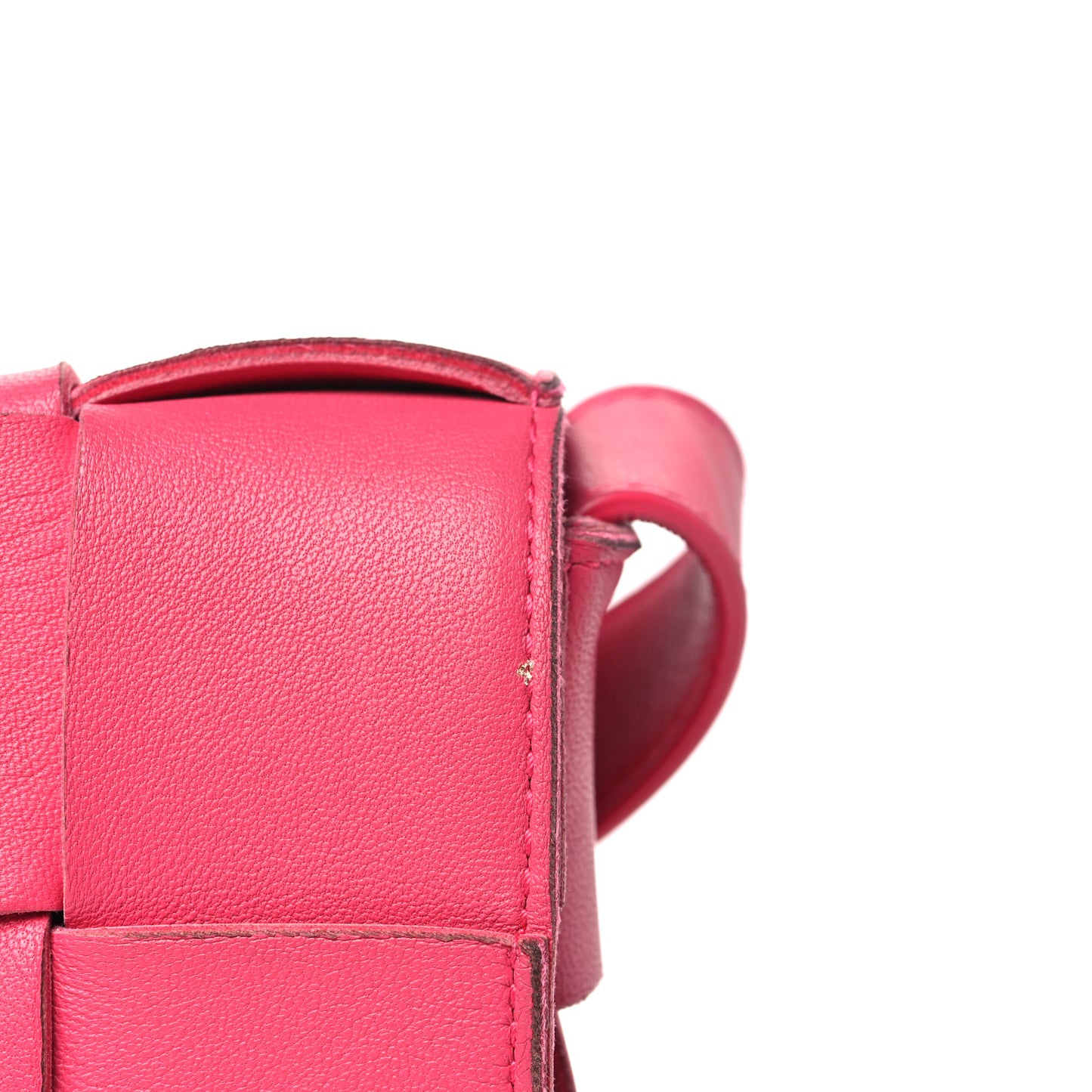 Lambskin Maxi Intrecciato Cassette Crossbody Bag Lollipop