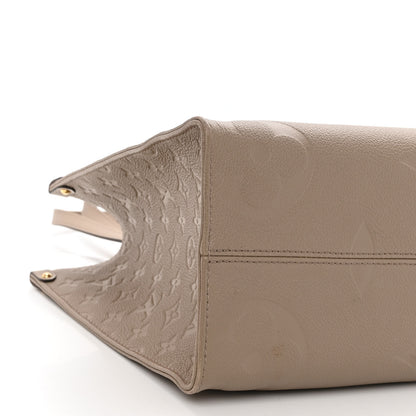 Louis Vuitton Empreinte Monogram Giant Onthego MM Tourterelle 8 of 9