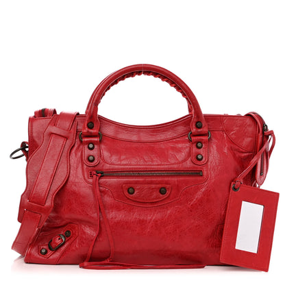 Balenciaga Agneau Classic Hardware City Coquelicot 1 of 12