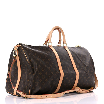 Louis Vuitton Monogram Keepall Bandouliere 55 3 of 16