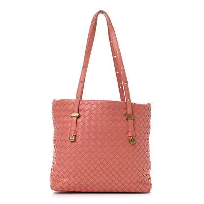 Bottega Veneta Nappa Intrecciato Mini Shopper Tote Corallo 1 of 8