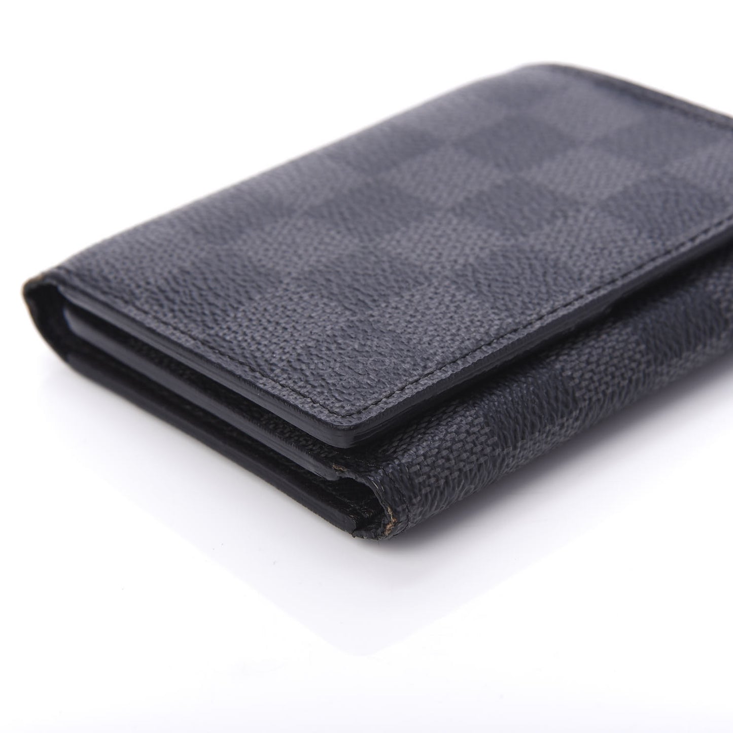 Damier Graphite Canvas Tri-Fold Compact Wallet