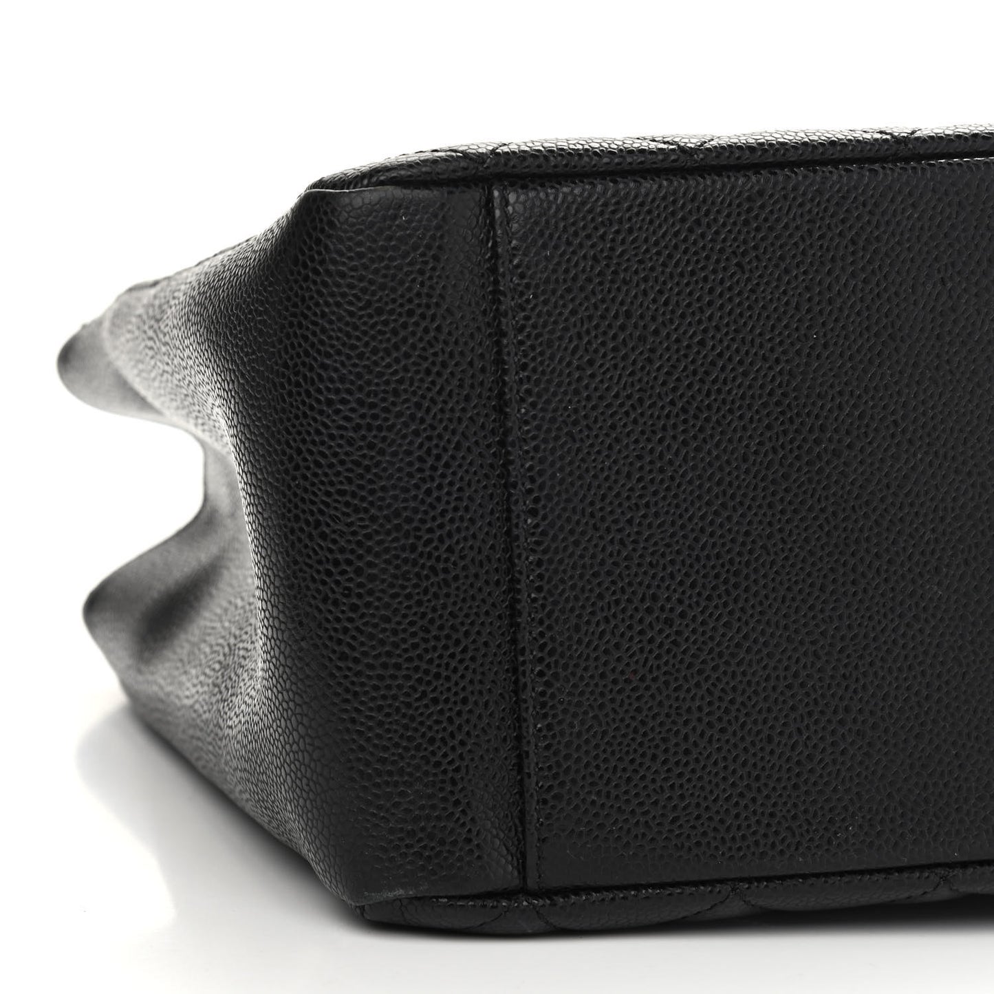 Caviar Quilted Grand Shopping Tote GST Black
