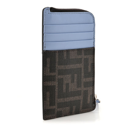 Fendi X FRGMT X POKEMON Glazed Fabric FF 1974 Pokemon Card Case Tobacco Moro Blue 4 of 9