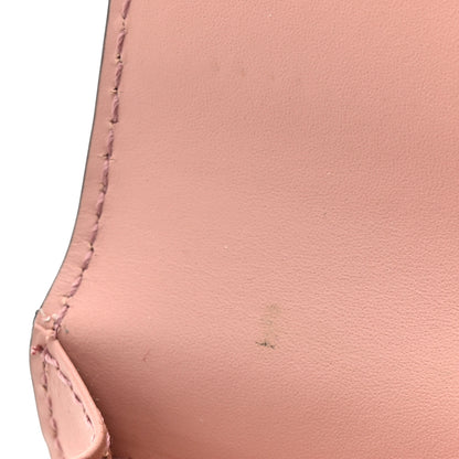 Gucci Calfskin Jumbo GG Embossed Snap Wallet Soft Pink 8 of 11