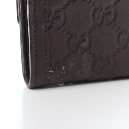 Gucci Guccissima Sukey Continental Wallet Chocolate 7 of 8