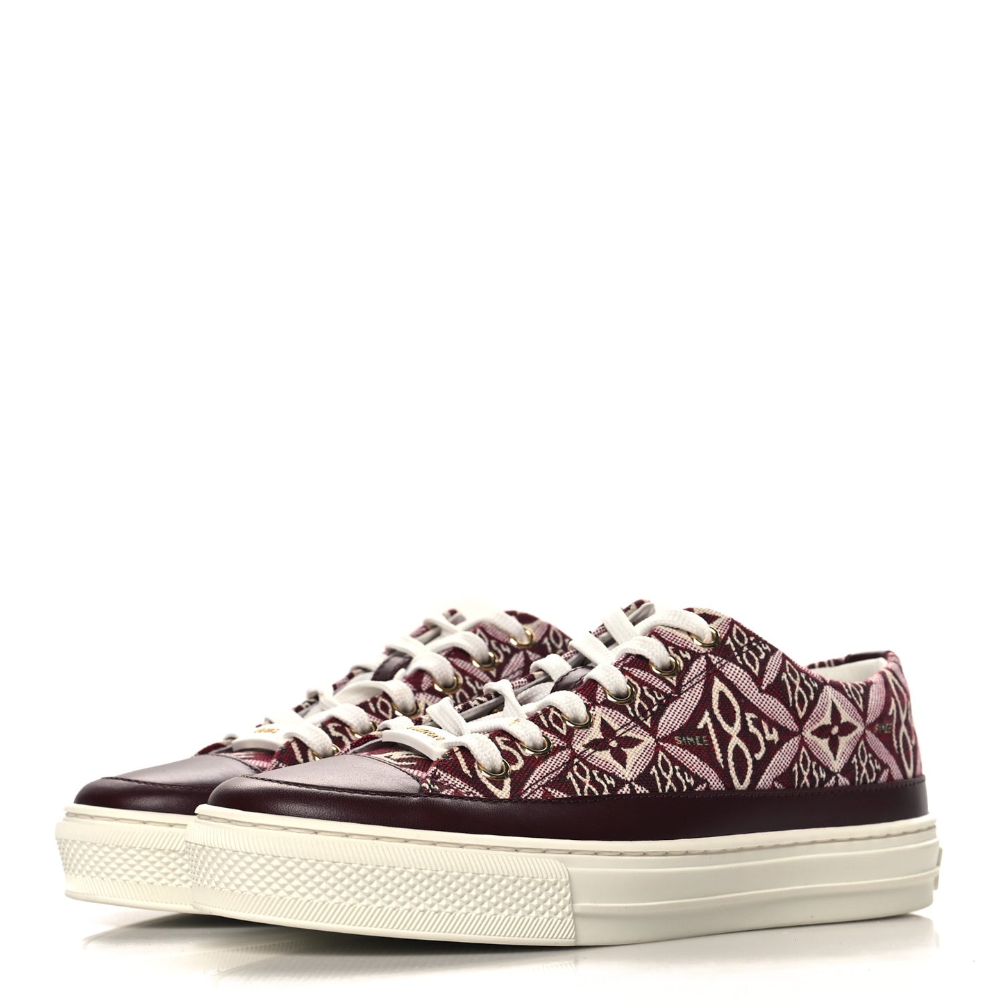 Jacquard Since 1854 Stellar Sneakers 35.5 Bordeaux