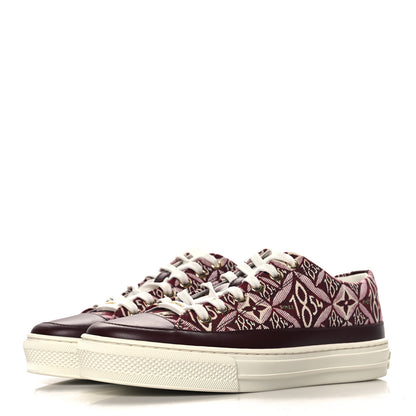 Louis Vuitton Jacquard Since 1854 Stellar Sneakers 35.5 Bordeaux 4 of 8