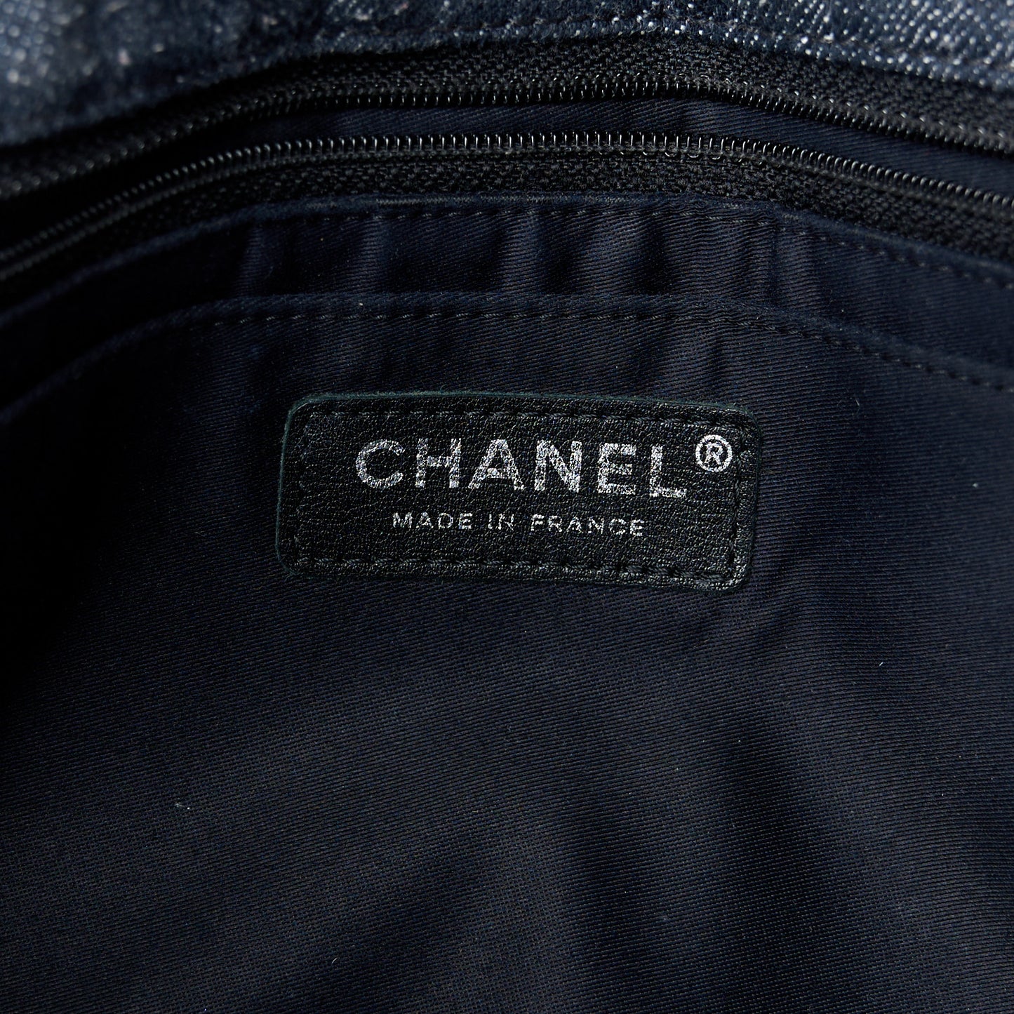 Denim Tweed Patchwork Jumbo Single Flap Multicolor