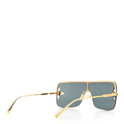 Louis Vuitton Metal Swarovski Crystal Star Light Sunglasses Z1664U Gold 4 of 8