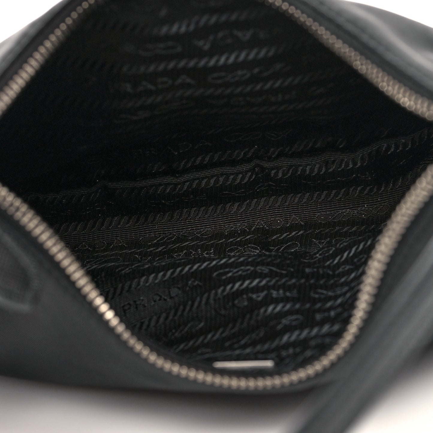 Tessuto Nylon Saffiano Mini Re-Edition 2005 Bag Black