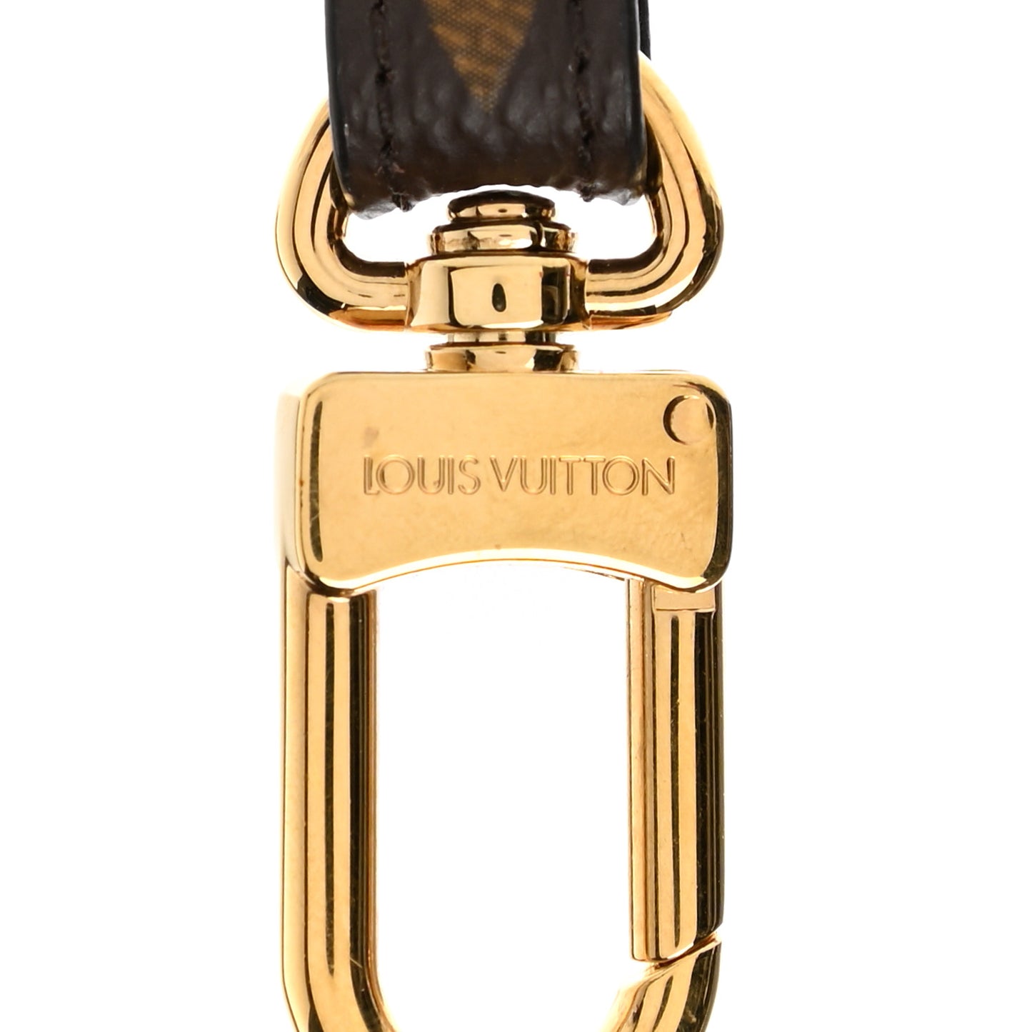 Epi Monogram Game On Heart Bag Charm Key Holder Red