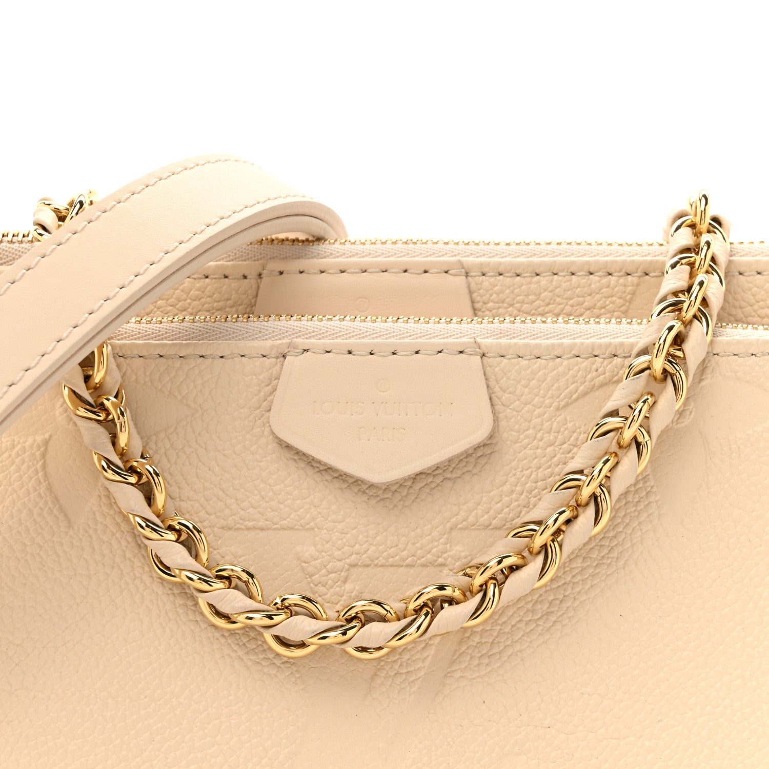 Louis Vuitton Empreinte Monogram Giant Multi Pochette Accessories Cream 8 of 15