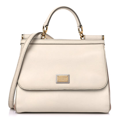 Dolce & Gabbana Dauphine Medium Miss Sicily Satchel White 1 of 15